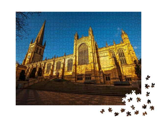Wakefield Cathedral. Great Britain... Jigsaw Puzzle with 1000 pieces