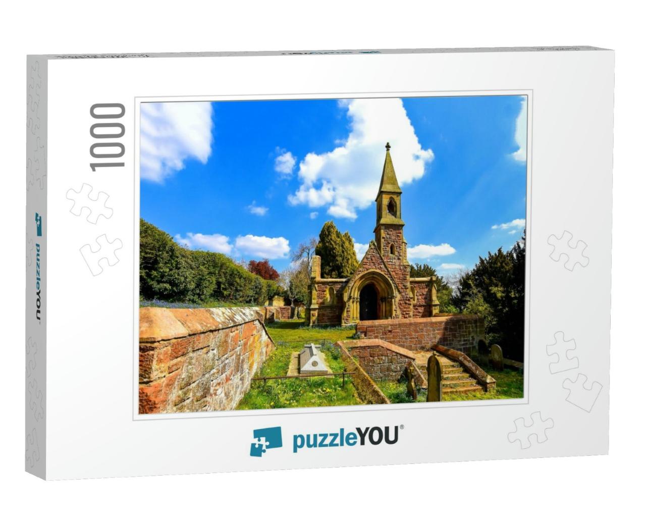 Old Stone Church & Cemetery. Cemetery Church. Church on C... Jigsaw Puzzle with 1000 pieces