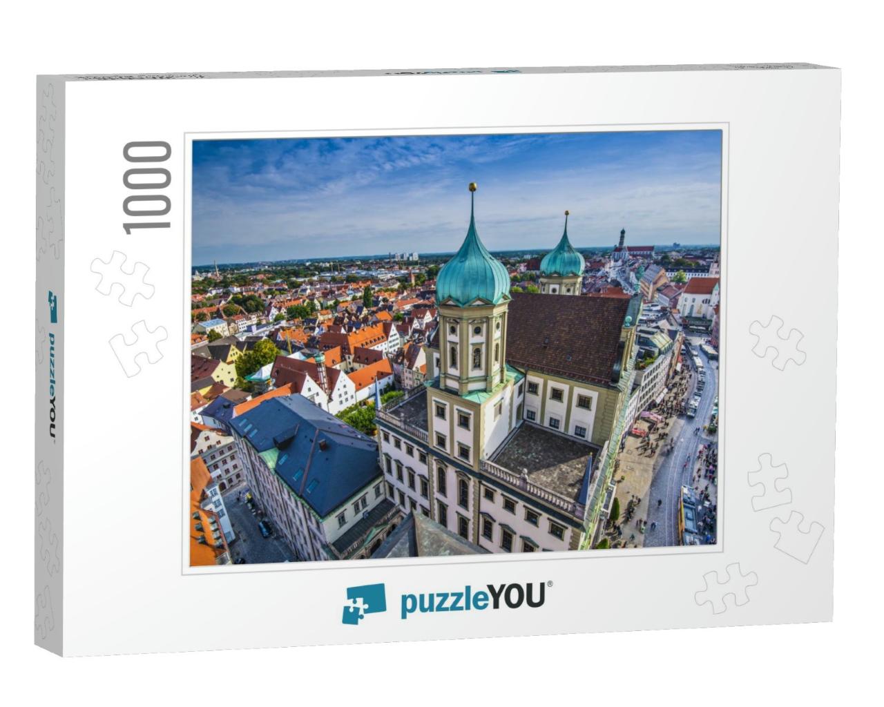 Augsburg Germany Old Townscape... Jigsaw Puzzle with 1000 pieces