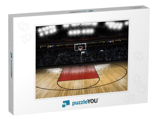 Empty Basketball Court... Jigsaw Puzzle