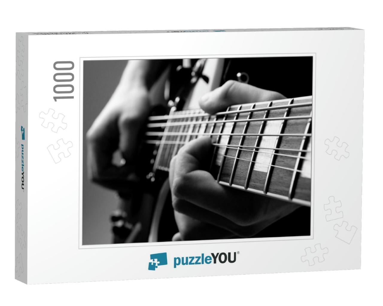 Play the Guitar... Jigsaw Puzzle with 1000 pieces