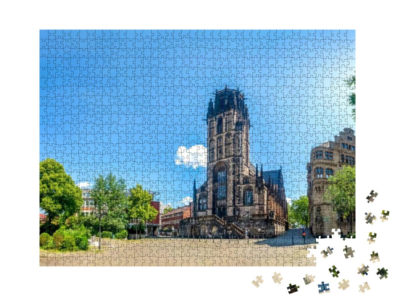 Salvator Church, Duisburg, Germany... Jigsaw Puzzle with 1000 pieces