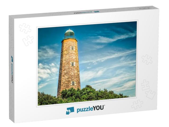 The Cape Henry Lighthouse in Virginia Beach, Virginia Bui... Jigsaw Puzzle