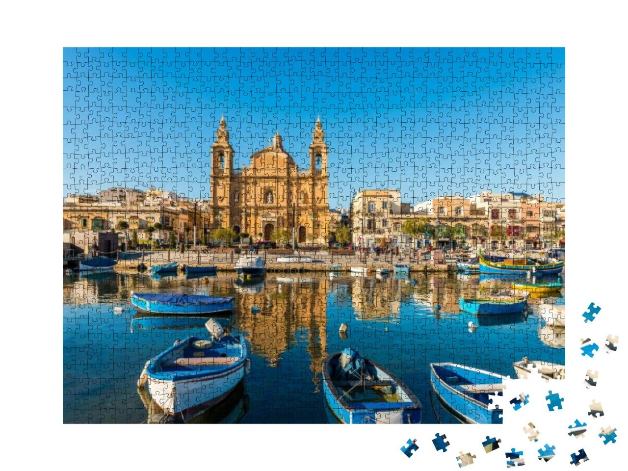 Sliema in Malta... Jigsaw Puzzle with 1000 pieces