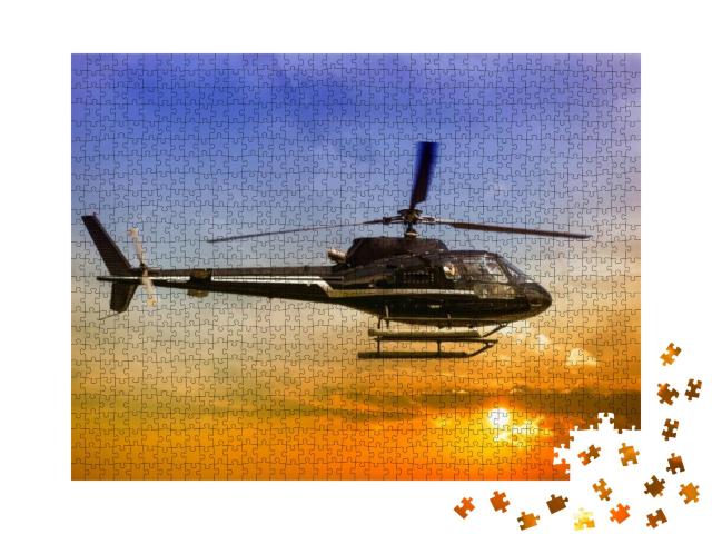 Helicopter for Sightseeing... Jigsaw Puzzle with 1000 pieces