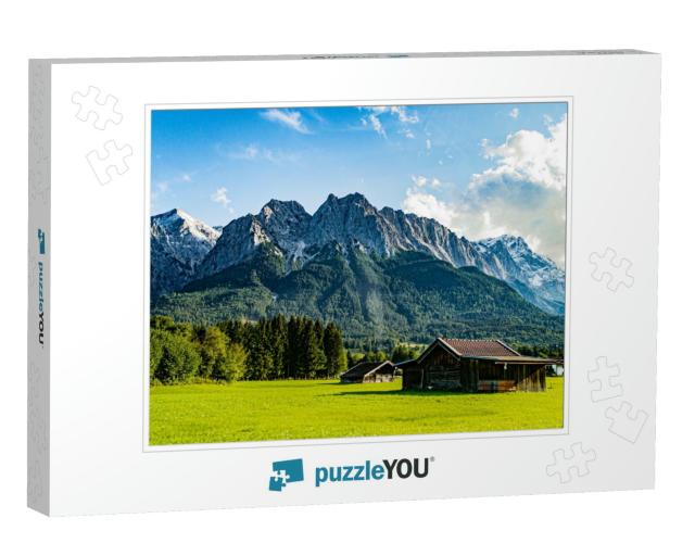 Zugspitze as Seen from Grainau/Garmisch-Partenkirchen on... Jigsaw Puzzle
