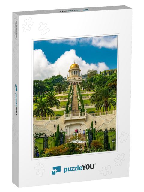 Bahai World Center with Gardens & Temple in Haifa, Israel... Jigsaw Puzzle