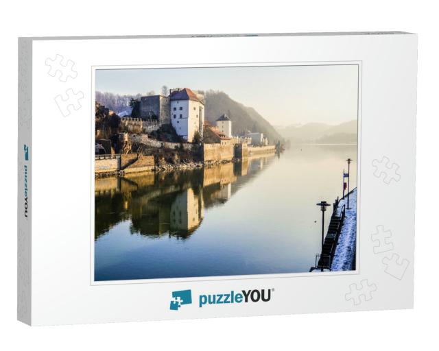 Old Town of the Famous Bavarian Village Passau... Jigsaw Puzzle