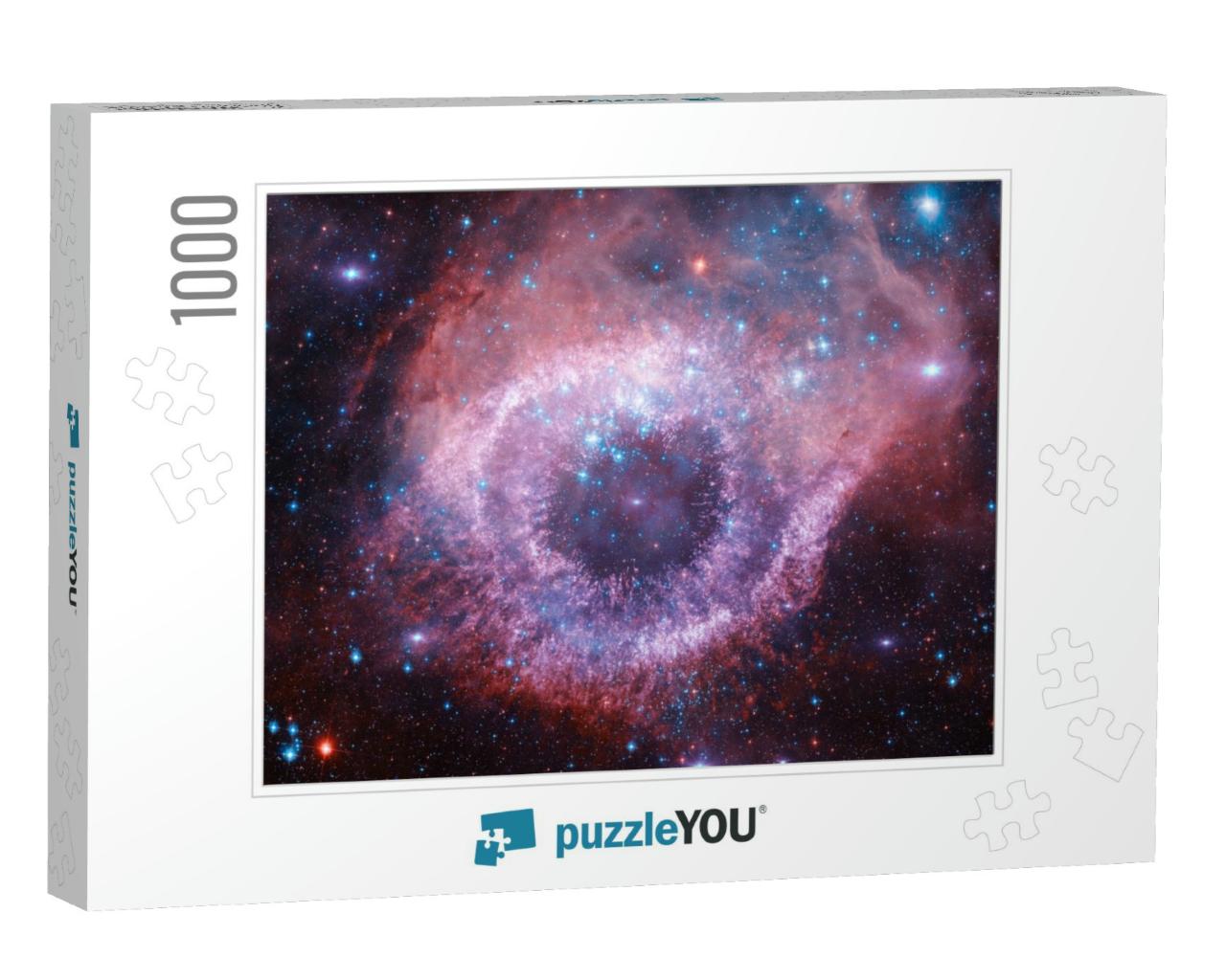 Nebulae & Stars in Outer Space, Glowing Mysterious Univer... Jigsaw Puzzle with 1000 pieces