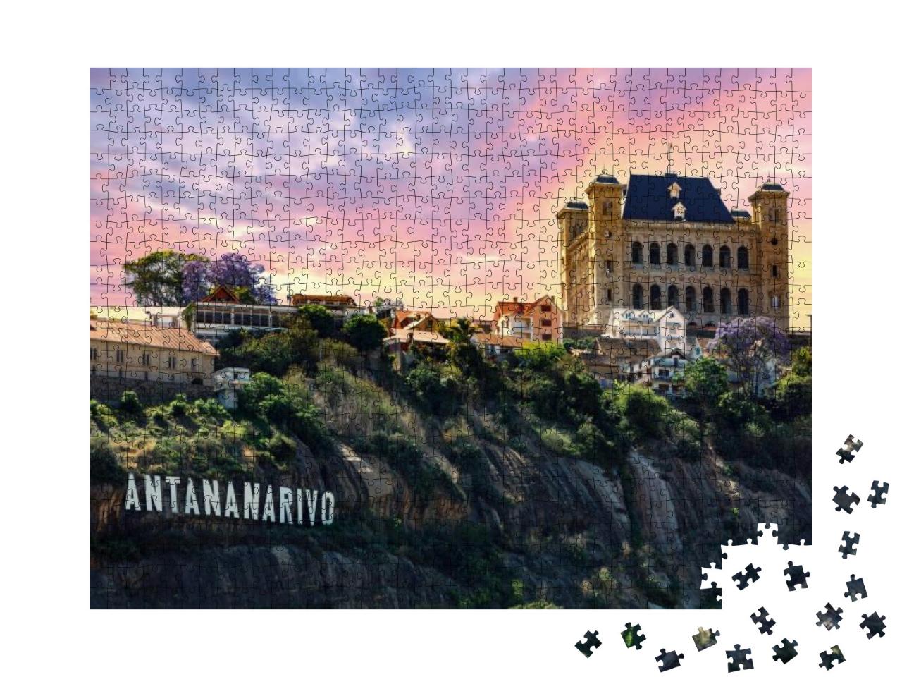 Rova of Antananarivo Royal Palace Complex in Madagascar i... Jigsaw Puzzle with 1000 pieces