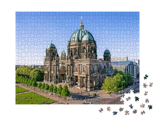 Aerial View of Berlin Cathedral Berliner Dom in Berlin, G... Jigsaw Puzzle with 1000 pieces