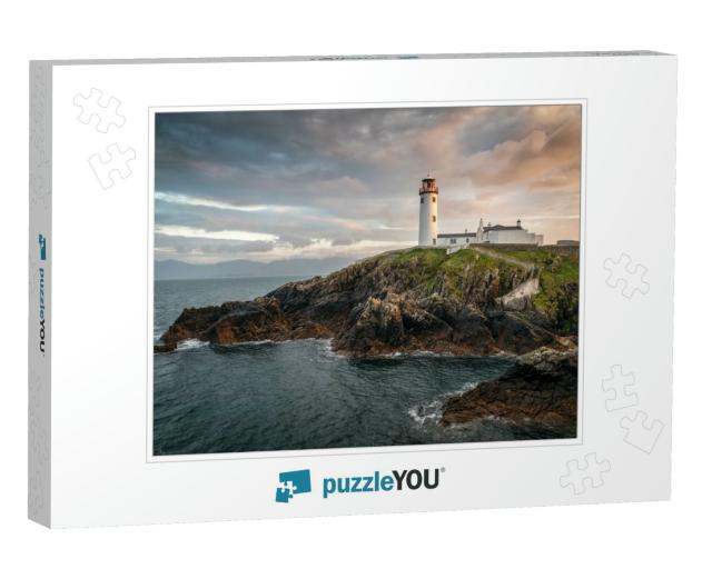 This is a Picture of Fanad Light House on the North Coast... Jigsaw Puzzle