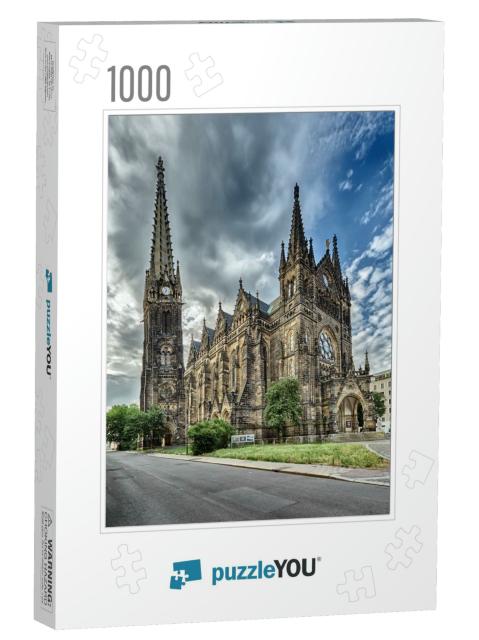 Saint Peter Church in Leipzig in Germany... Jigsaw Puzzle with 1000 pieces