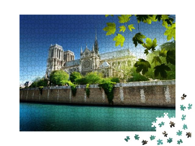 Notre Dame Paris, France... Jigsaw Puzzle with 1000 pieces