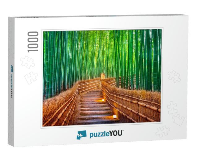Bamboo Forest in Kyoto, Japan... Jigsaw Puzzle with 1000 pieces