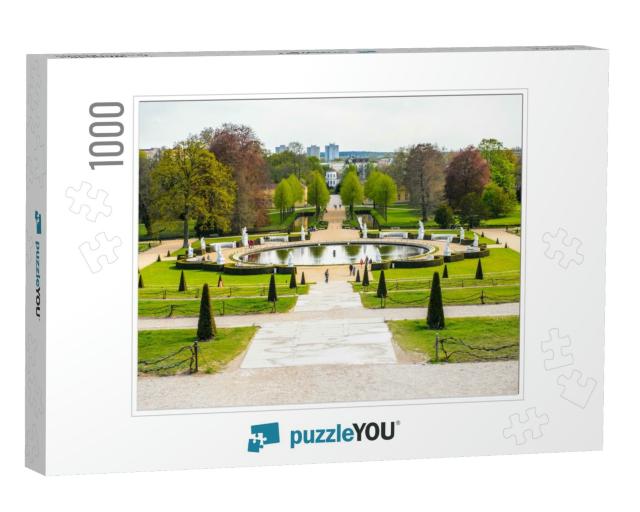 Garden Near the Sanssouci Palace of Potsdam, Germany... Jigsaw Puzzle with 1000 pieces