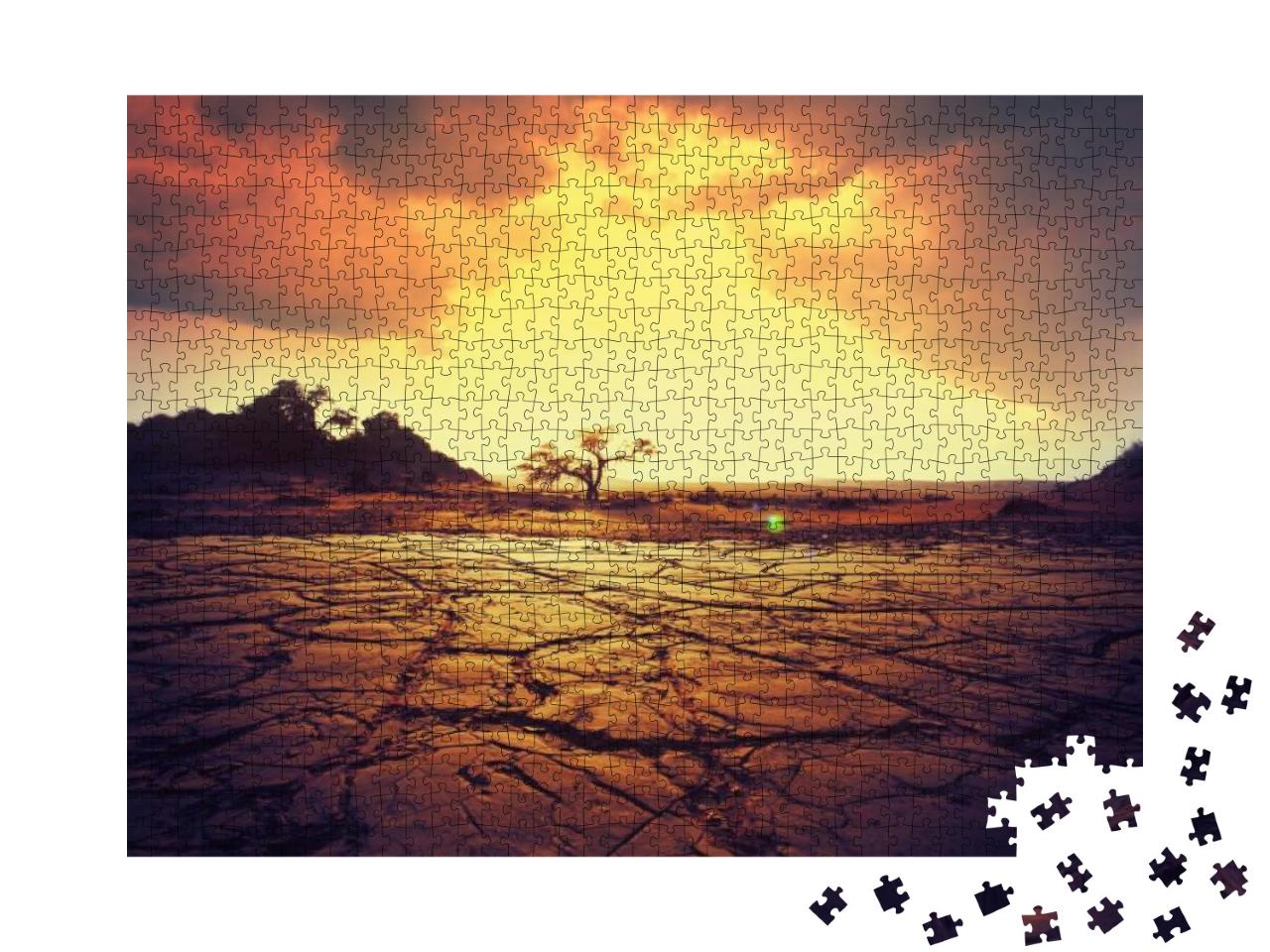 Drought Land... Jigsaw Puzzle with 1000 pieces