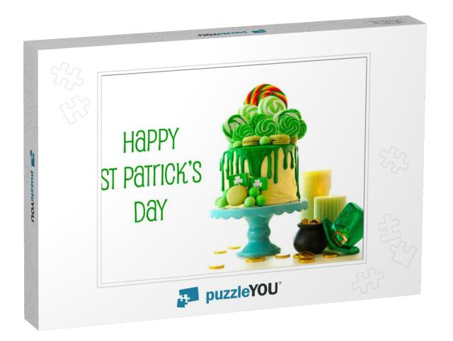 St Patrick's Day Party Table with Lollipop Candy... Jigsaw Puzzle