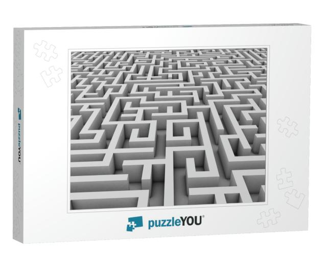 Endless Maze 3D Illustration... Jigsaw Puzzle