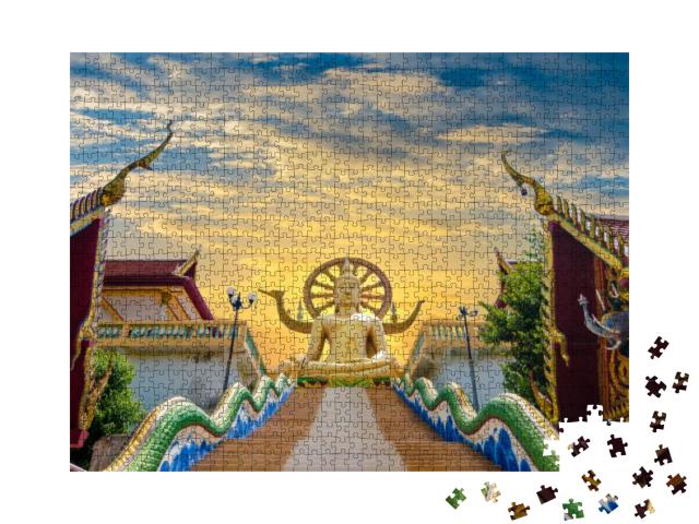 Wat Phra Yai Koh Samui Surat Thani Thailand... Jigsaw Puzzle with 1000 pieces