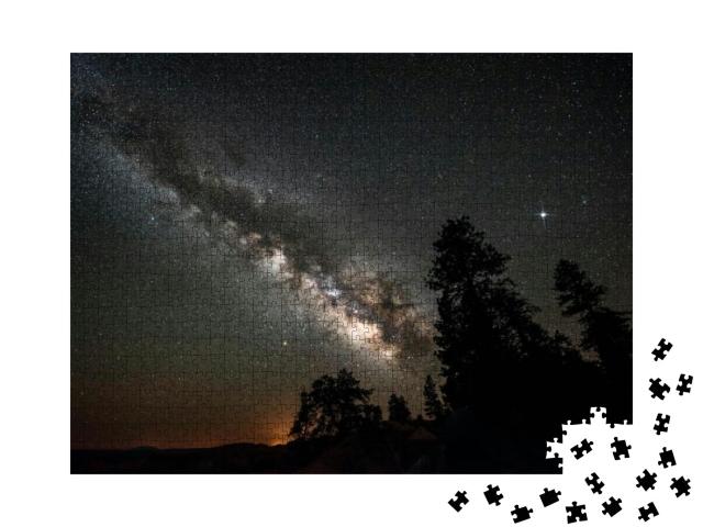 Milky-Way in Bryce Canyon National Park... Jigsaw Puzzle with 1000 pieces