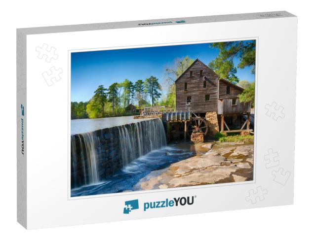 Historic Yates Water Mill in Raleigh, North Carolina... Jigsaw Puzzle