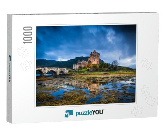 Eilean Donan Castle, Scotland, Reflecting Itself Into the... Jigsaw Puzzle with 1000 pieces