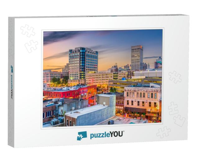 Memphis, Tennessee, USA City Skyline Over Beale Street At... Jigsaw Puzzle