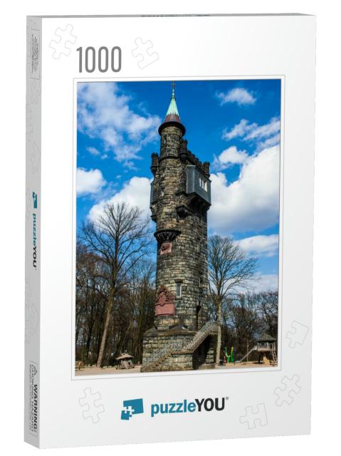 Von-Der-Heydt-Turm Observation Tower in Wuppertal, German... Jigsaw Puzzle with 1000 pieces