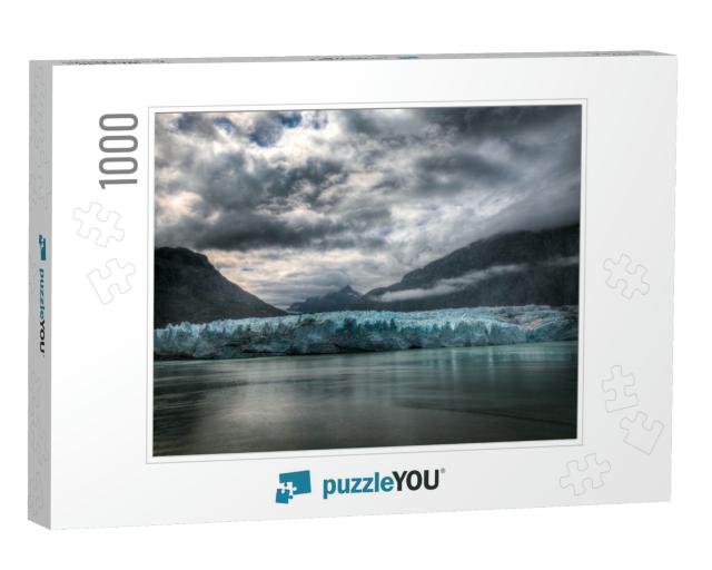 Margerie Glacier in Glacier Bay National Park & Preserve... Jigsaw Puzzle with 1000 pieces