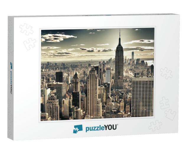Hdr Image of the New York City... Jigsaw Puzzle
