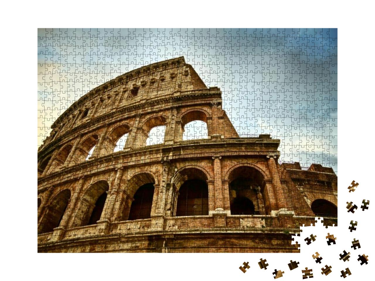 Colosseum in Rome, Italy... Jigsaw Puzzle with 1000 pieces