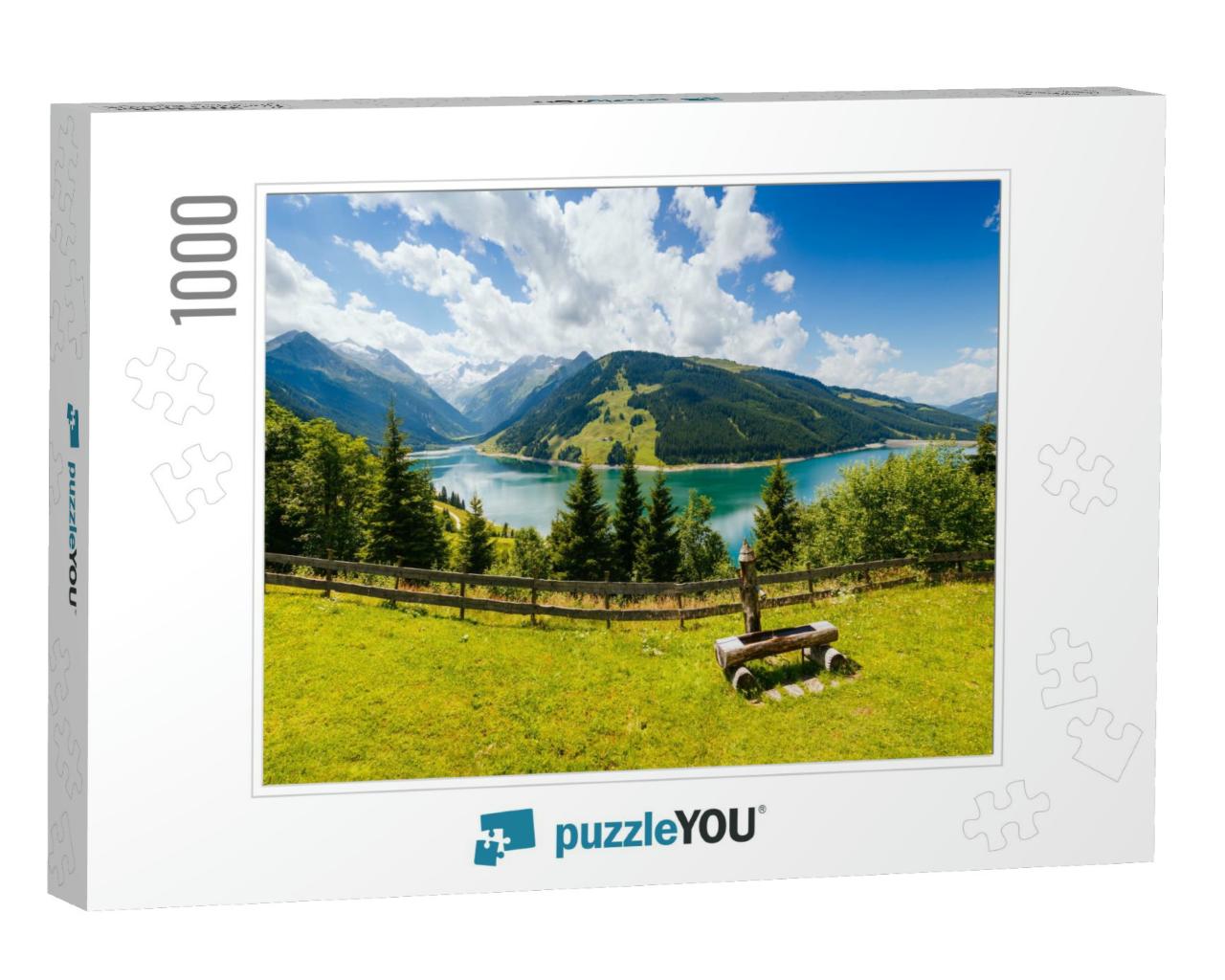 Awesome Image of the Durlassboden Reservoir. Location Mun... Jigsaw Puzzle with 1000 pieces