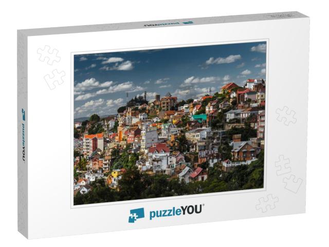 City of Antananarivo At Sunny Day. Madagascar... Jigsaw Puzzle