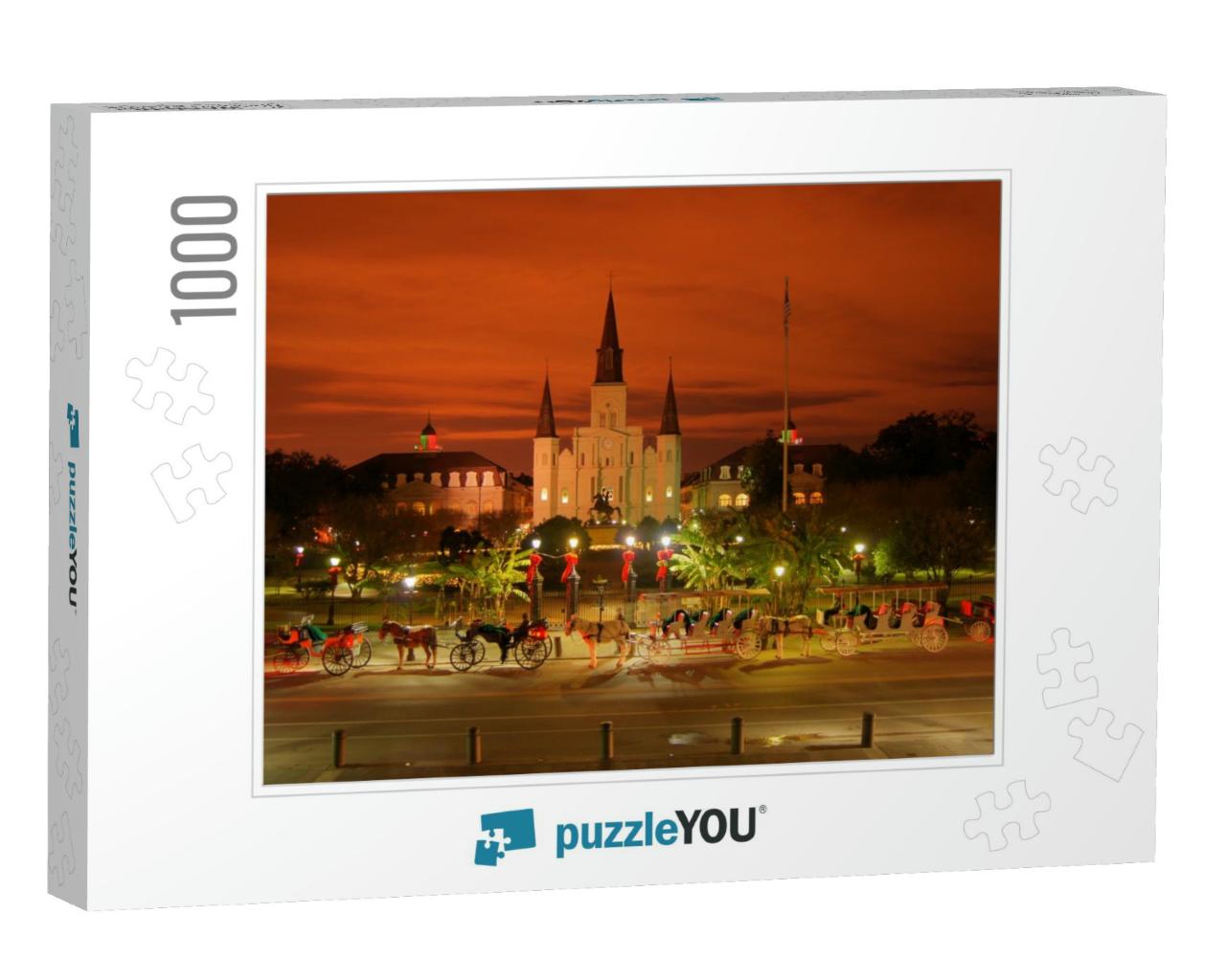 New Orleans Jackson Square... Jigsaw Puzzle with 1000 pieces