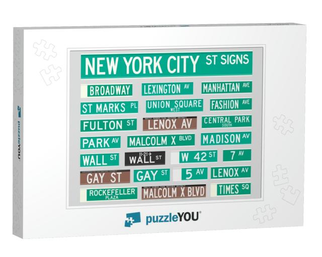 New York Street Signs... Jigsaw Puzzle