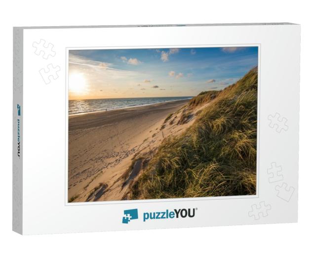 North Sea Beach, Jutland Coast in Denmark... Jigsaw Puzzle