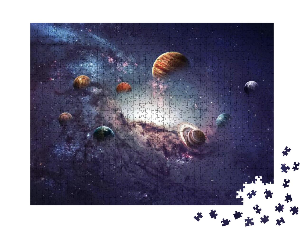 High Resolution Images Presents Creating Planets of the S... Jigsaw Puzzle with 1000 pieces