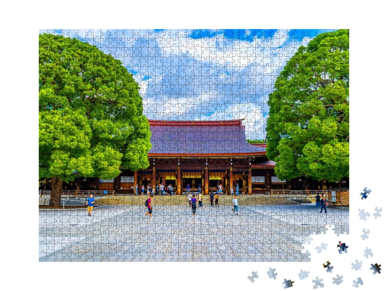 Meiji Jingu Shrine Located in Shibuya, Tokyo... Jigsaw Puzzle with 1000 pieces