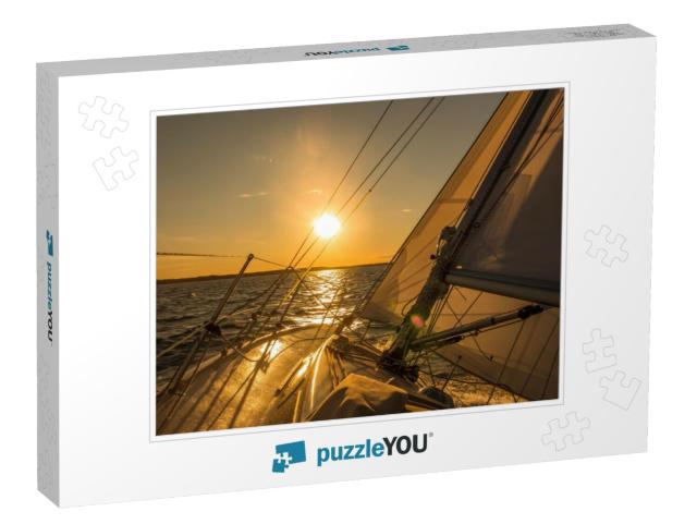 Sailing Boat on the Sunset... Jigsaw Puzzle