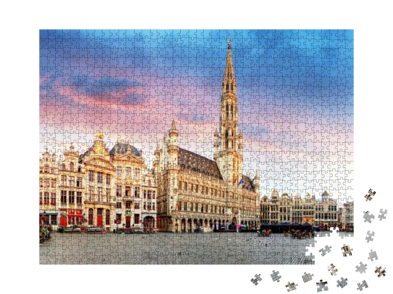 Brussels - Grand Place, Belgium... Jigsaw Puzzle with 1000 pieces