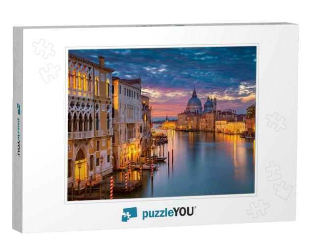 Venice. Cityscape Image of Grand Canal in Venice, with Sa... Jigsaw Puzzle