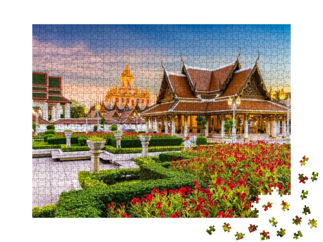 Wat Ratchanatdaram Temple in Bangkok, Thailand... Jigsaw Puzzle with 1000 pieces