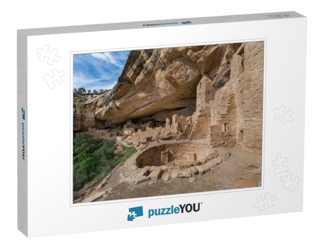 Cliff Palace At Mesa Verde National Park in Mesa Verde, C... Jigsaw Puzzle