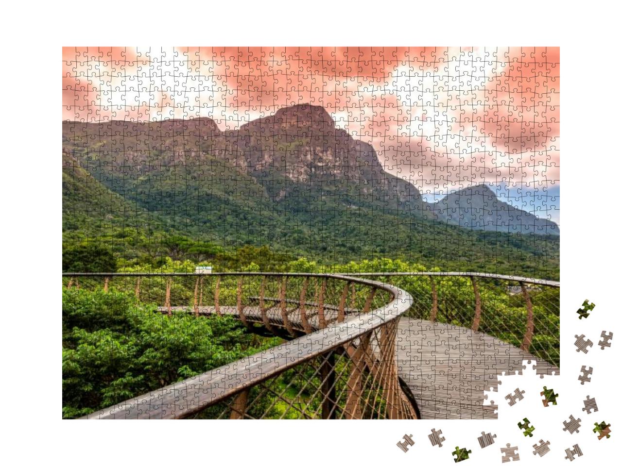 Kirstenbosch National Park with Tree Canopy Walkway & Tab... Jigsaw Puzzle with 1000 pieces