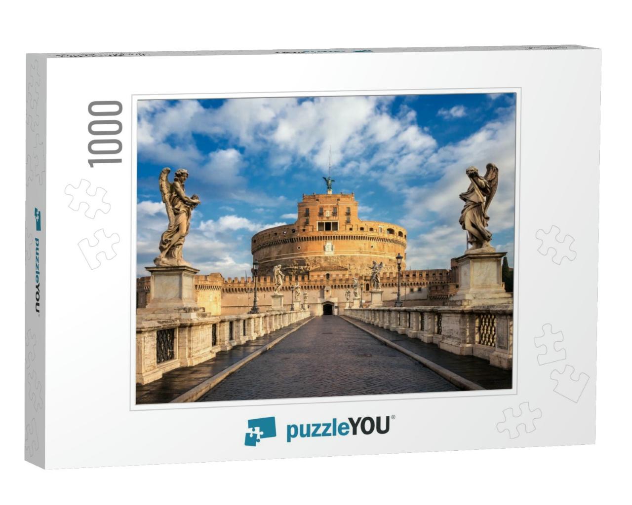 Castel Sant Angelo or Mausoleum of Hadrian in Rome Italy... Jigsaw Puzzle with 1000 pieces