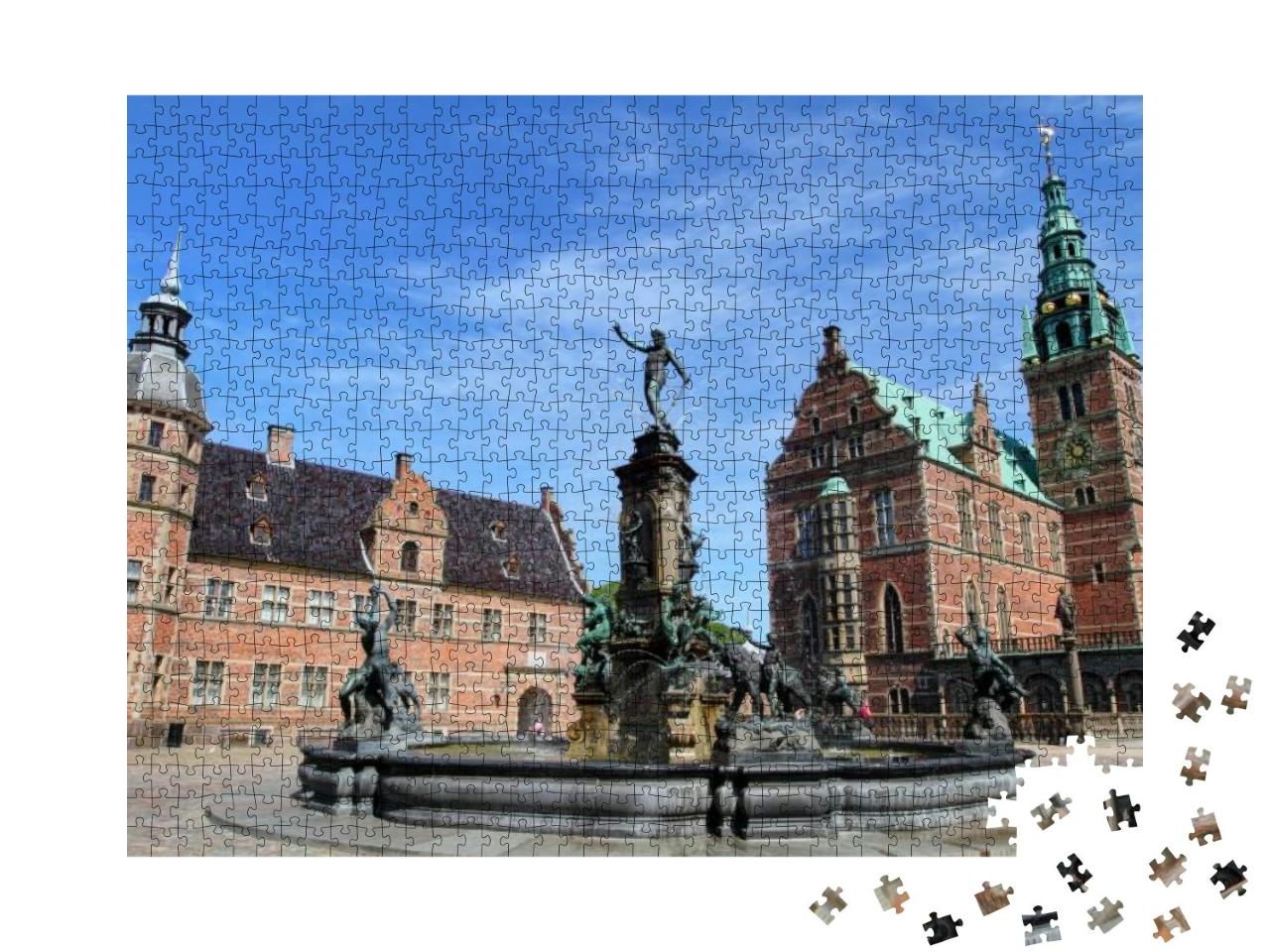 Frederiksborg Castle, the Largest Renaissance Palace in D... Jigsaw Puzzle with 1000 pieces