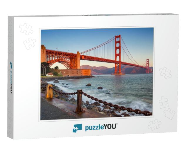 San Francisco. Image of Golden Gate Bridge in San Francis... Jigsaw Puzzle