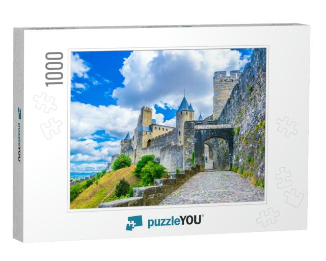 Fortification of Carcassonne, France... Jigsaw Puzzle with 1000 pieces