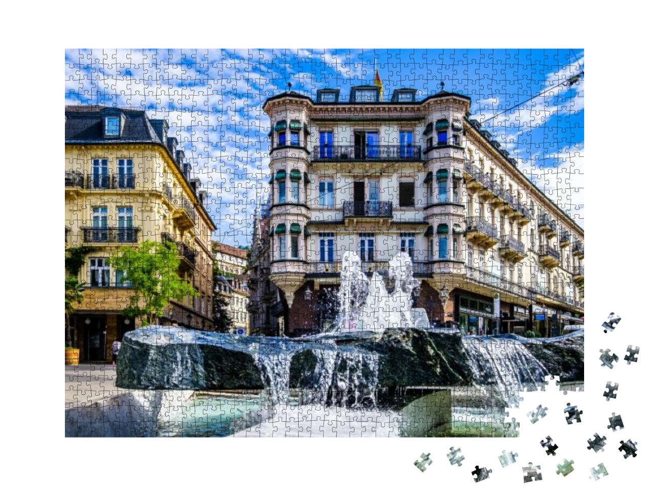 Baden-Baden, Germany - July 8 Historic Buildings At the F... Jigsaw Puzzle with 1000 pieces